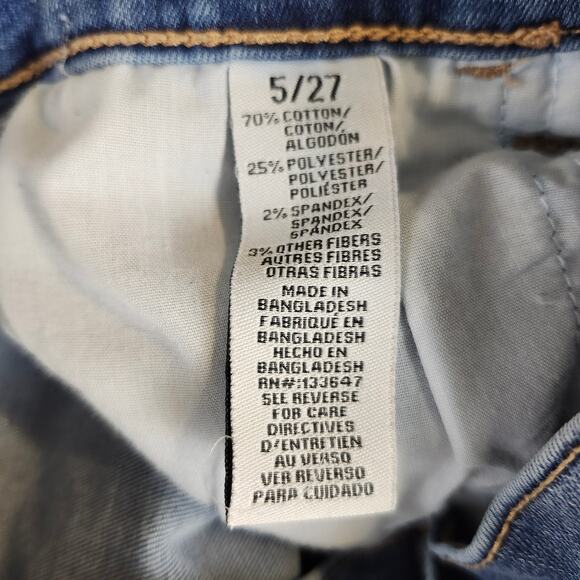 Celebrity Pink Junior's Distressed Skinny High Waist Jeans Size 5 Stretch - Picture 7 of 13